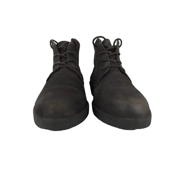 Ecco‎ Womens Choice Dark Brown Lace Up Ankle Chukka Boots Size US 6.5 - Picture 3 of 9